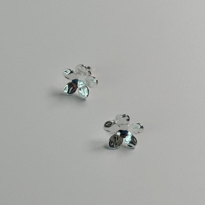 oar Rough Flower Earrings