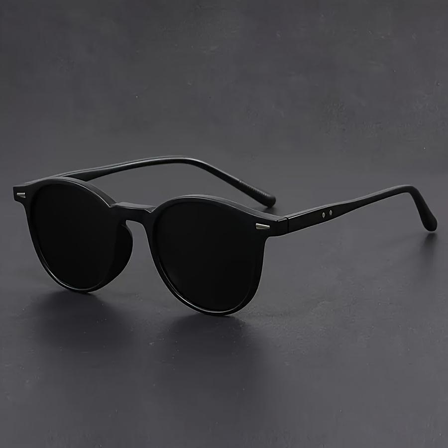 

Full-Frame Fashion Glasses, Y2K Style Round Frame, Lightweight and Compact, Trendy Accessory for Daily Wear & чёрный