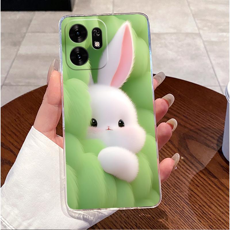 Cute Funny Graffiti Cat Pattern Phone Case For Honor Play 60A 5G / Honor X6d 5G Transparent TPUck Shockproof Soft Casing