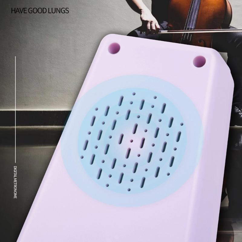 Electronic Metronome Digital Metronome Universal Metronome for Guitar Violin Drum with Timer LCD Display Volume Control