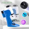 Handheld Microscope Toys, Mini Microscope Kit for Kids with LED Light Specimen 60X-180X Magnification, Science Students Gitfs