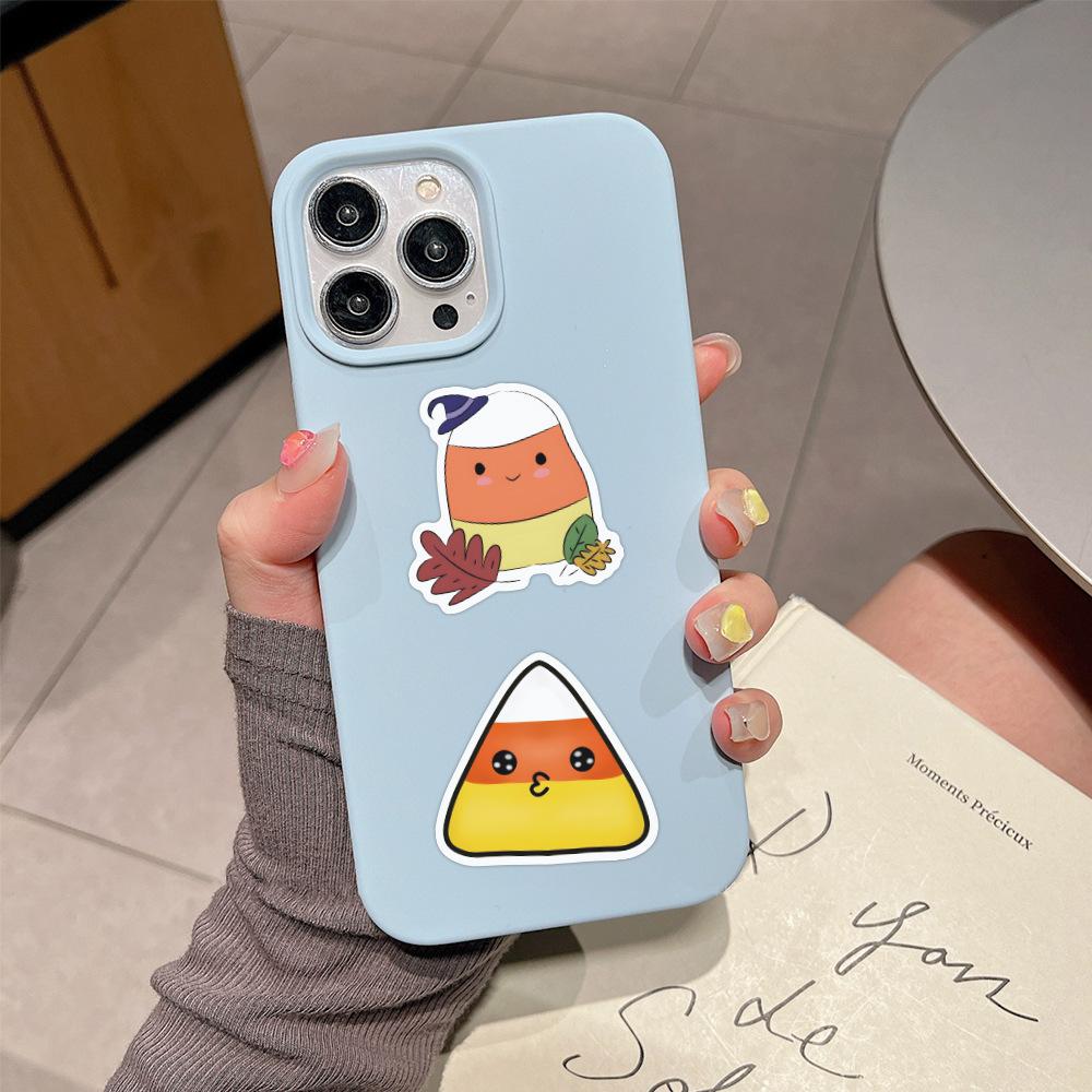 60 New Candy Corn Cartoon Graffiti Stickers Suitcase Notebook Guitar Personality Stickers