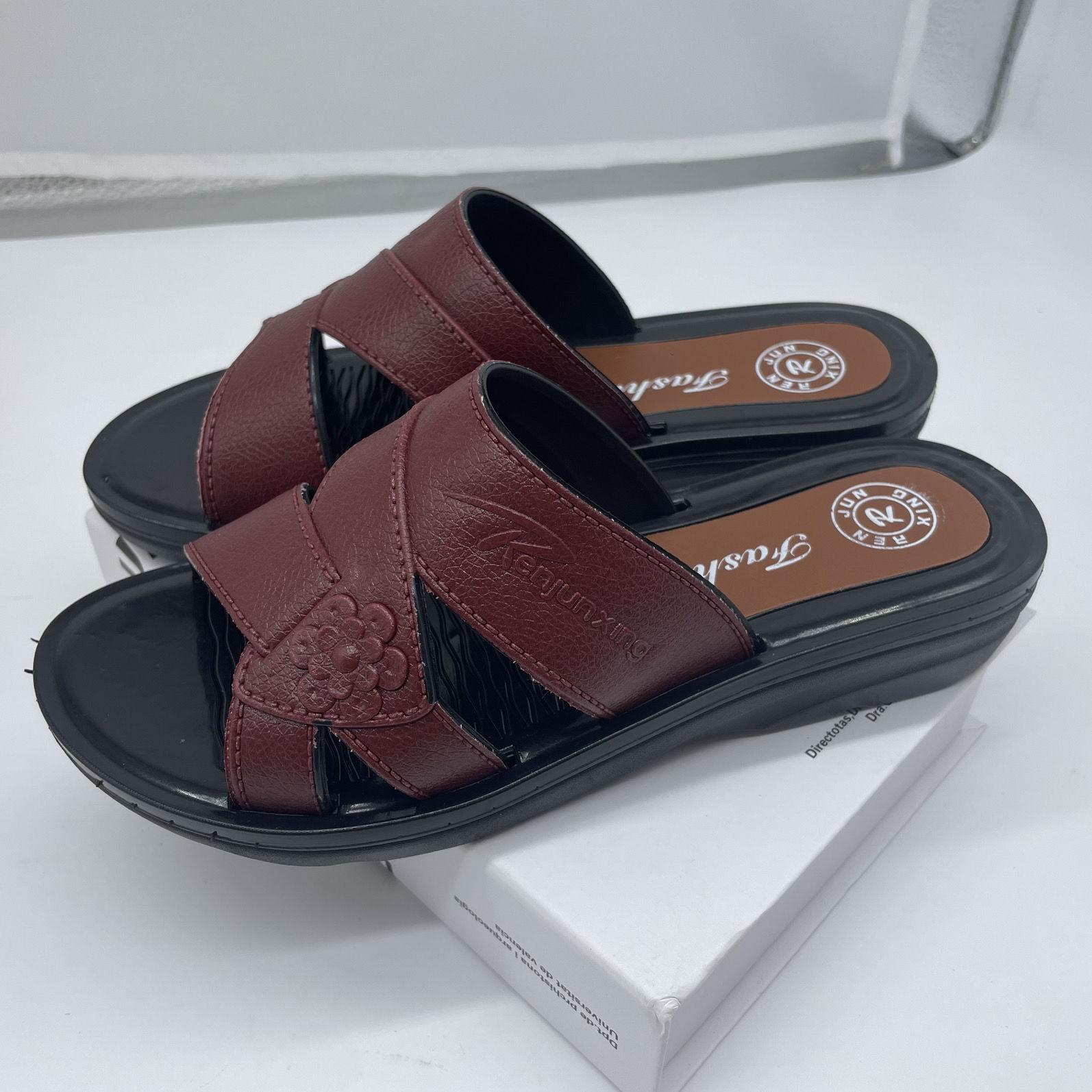 

Тапочки Летние Сандалии Женская Уличная Обувь Удобная Домашняя Обувь на Мягкой Подошве 40 бордовый