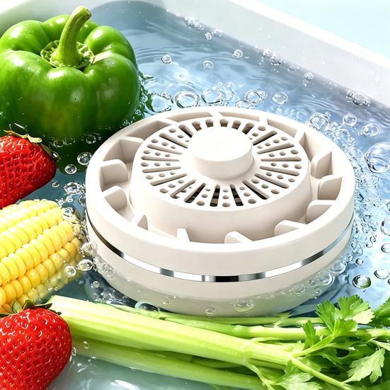Fruit Vegetable Washing Machine Large Capacity Fruit Washer with Smart Sensor Rotatable Fruit And Vegetable Purifier One-Touch Operation Fresh Produce