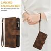 Luxury Leather Phone Case for Samsung Galaxy S26 Ultra S25 Edge S24 Plus S23 FE S22 S21 S20 Note 20 Hand Strap Card Wallet Cover