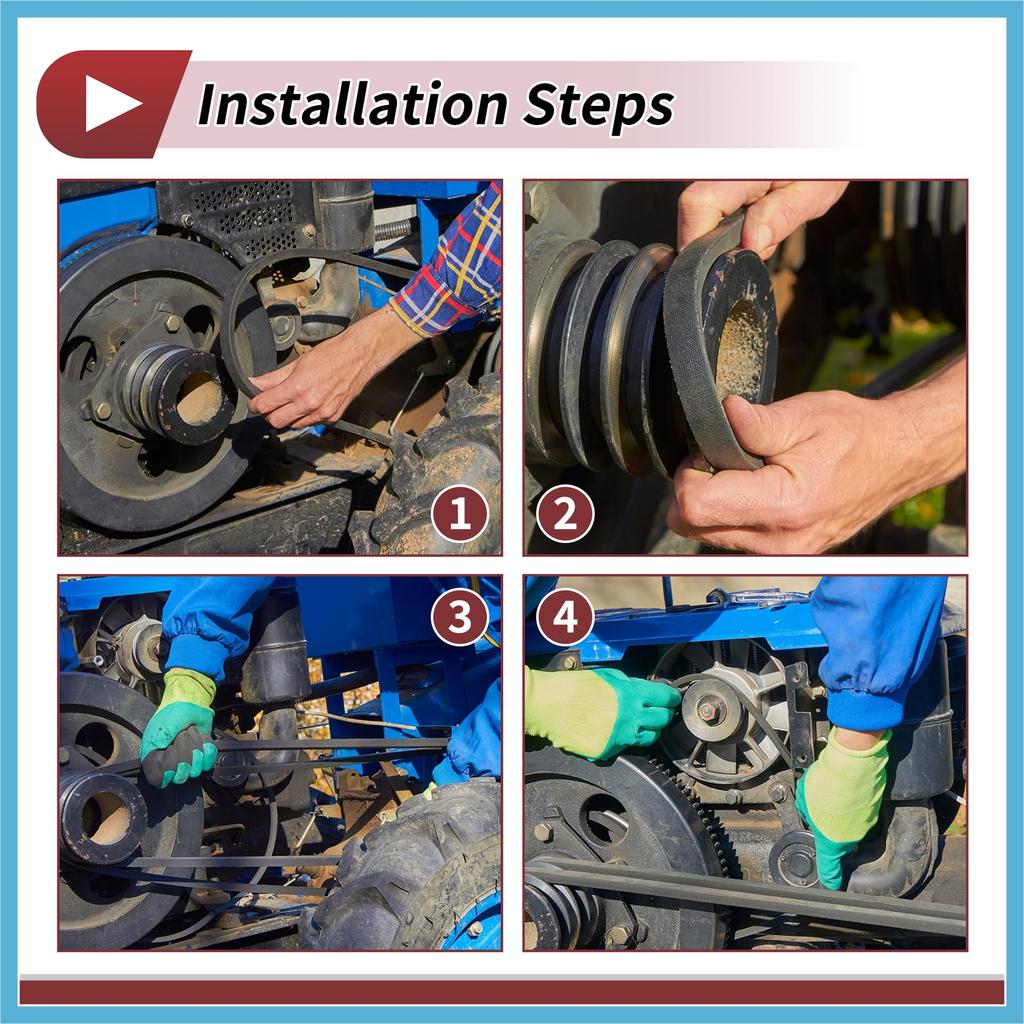 BULLSPANN Suzuki Drive Belt V50 Lets 4 5 50cc V Belt Replacement Parts Accessories Replacement