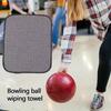 Mikrovláknový čisticí ručník na bowling Protiskluzová bowlingová semišová podložka Pratelný odstraňovač prachu a nečistot Lešticí podložky Vybavení
