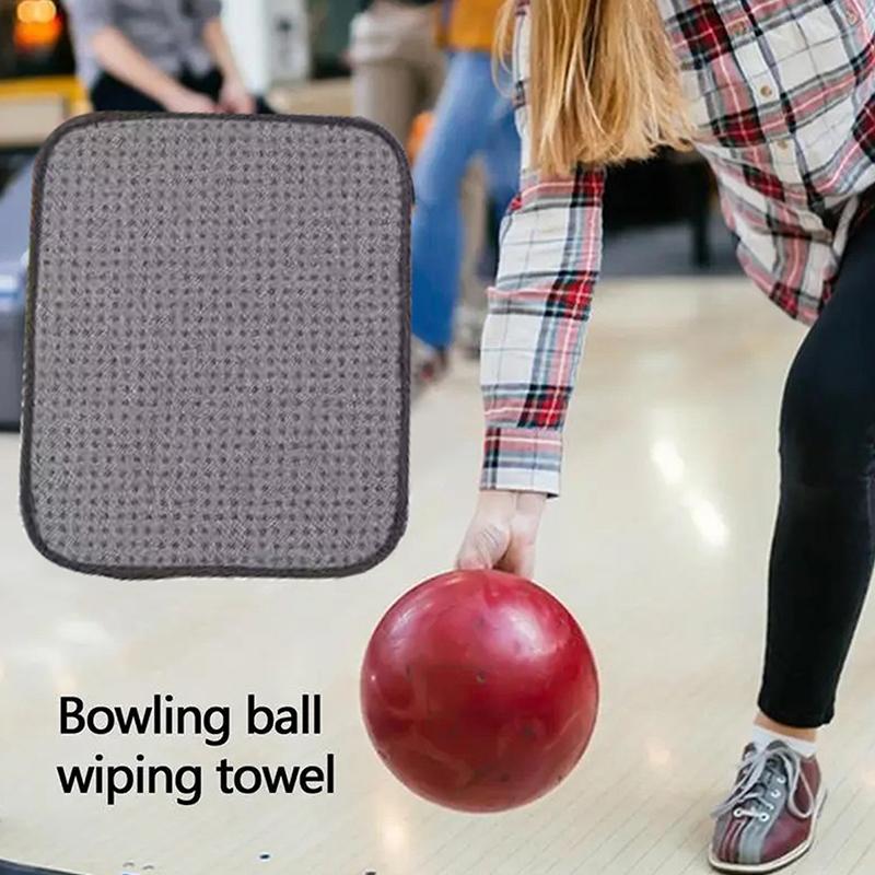 Mikrovláknový čisticí ručník na bowling Protiskluzová bowlingová semišová podložka Pratelný odstraňovač prachu a nečistot Lešticí podložky Vybavení