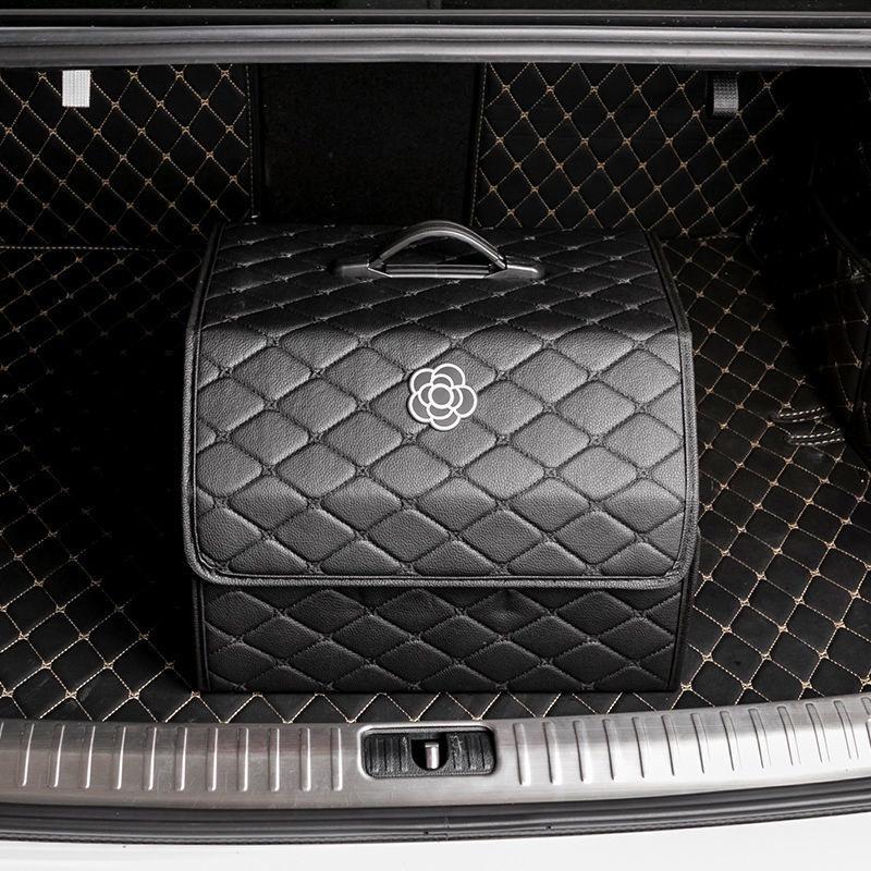 Leather Folding Multi-Functional Car Trunk Organizer Box