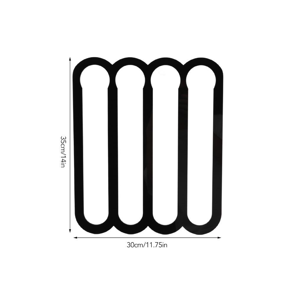 Durable Plastic Wall Capsule Holder Black/White Wall Mounted Coffee Holder  For Home Kitchen