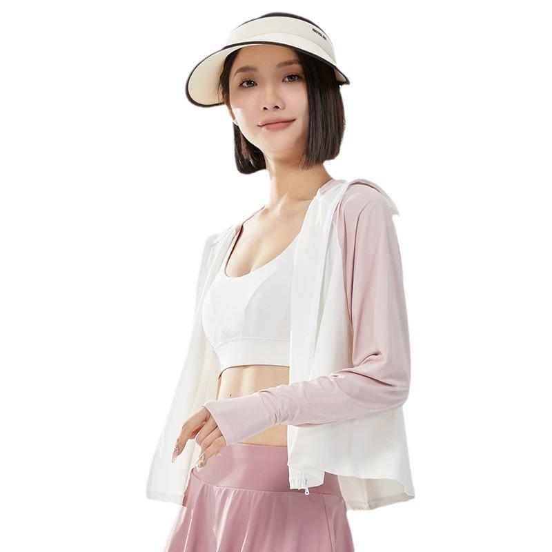 Women's UPF 50+ Sun Protection Cape - Breathable, Black Brim for UV Defense