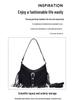 Vintage Suede Tassel Single-Shoulder Bag