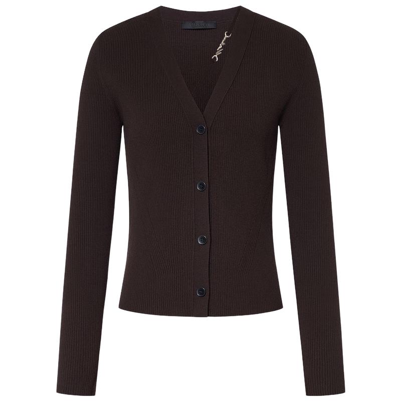 

MO&Co. Detachable Strap V-Neck Knit Cardigan S