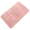 Bathroom Rug Soft Absorbent Bath Mat Non-Slip Bottom Easy Clean Floor Pad for Tub Shower Home Use Soft Bath Rug