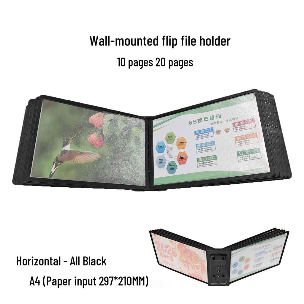 Rotating A4 Desktop File Holder and Display Stand