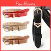 Female Alloy Buckle Waist Belt With Premium Pu Material For Elegant Outfits And Parties
