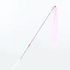 Simulation Feather Interactive Cat Toy Satin Ribbon Bell Cat Stick Toys Kitten Playing Teaser Wand Supplies Accessories