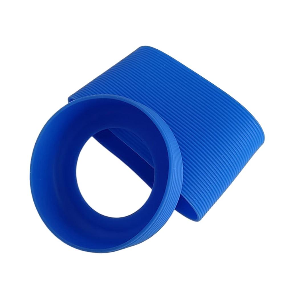 Stripe Cup Sleeve Set Silicone Cup Bottom Cover New Heat Resistant Protective Sleeve
