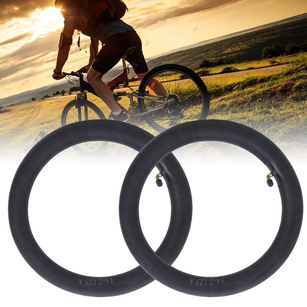 Inner Tube Replacement Butyl Rubber Tyre W/Bend Valve for Folding  Bike Butyl Rubber Inner Tyre Tire Tube Inner Tube