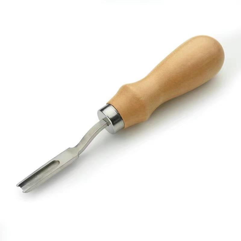 

French Leather Edge-shovels Wide-cut Leather Thinning Knife Oblique Wide Edge-shaver DIY Hardware Tools
