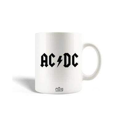Ceramic Mug - AC/DC - Black Logo - 30cl - Dishwasher Safe - Rock Classics 1977