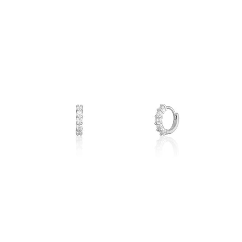 STAYGEM 14K Ultra Mini Cubic Ring Earrings
