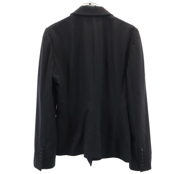 Emporio Armani Made in Italy wool tailored jacket 44 black Women Used