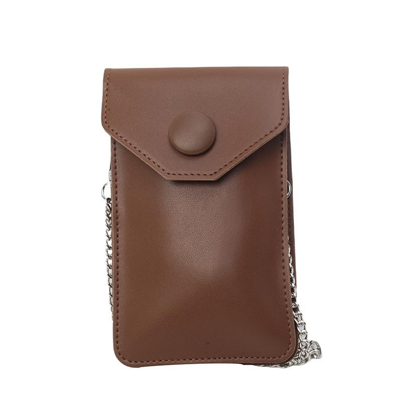 

Маленькая сумка женская текстурная повседневная новая модная сумка-мессенджер текстурная маленькая сумка сумка для мобильного телефона маленькая сумка-саквояж коричневый