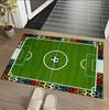 Basketball Court Door Mat with A Football Field Pattern Rooms Front Doors Bedrooms Kitchens Corridors Laundry Rooms Floor Mats