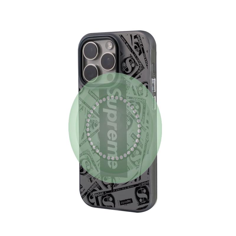 New English Alphabet 17 Pro Max Basketball Phone Case for Apple 14, 15, 16, and 17P Models, Magnetic 16P