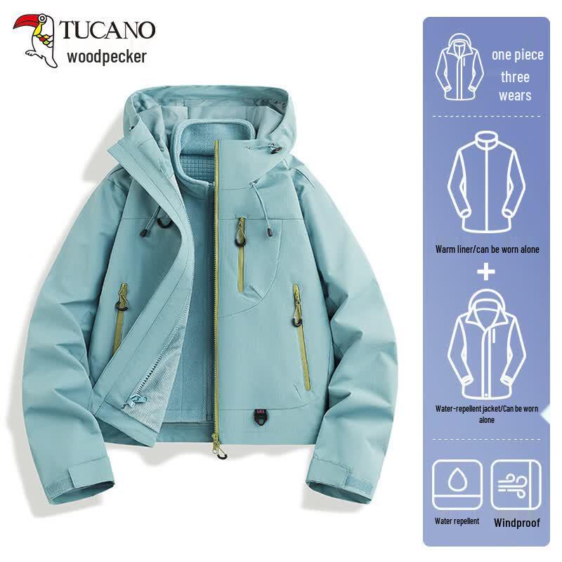 TUCANO Women's 3-in-1 Outdoor Hooded Jacket