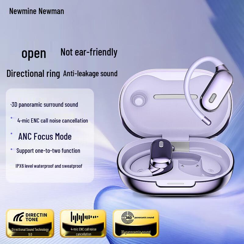 

Newman R7 Bone Conduction Bluetooth Ear-hook Headphones