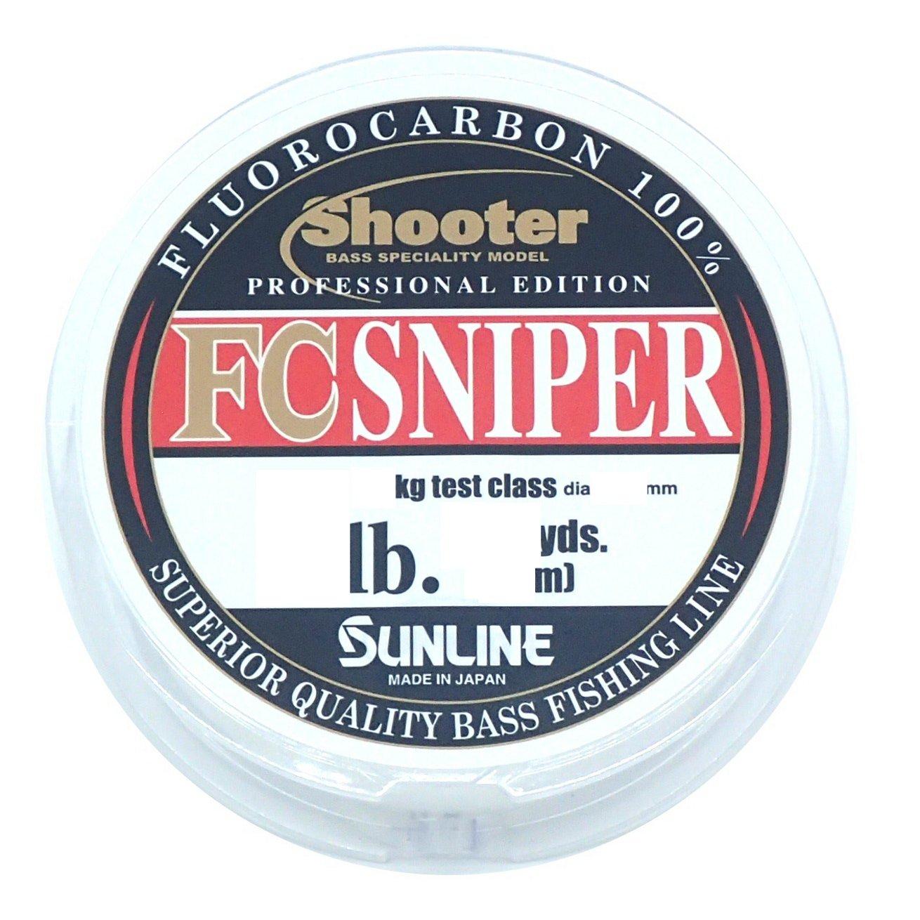 SUNLINE Fluorocarbon Line Shooter Sniper 60m 25lb Natural Clear