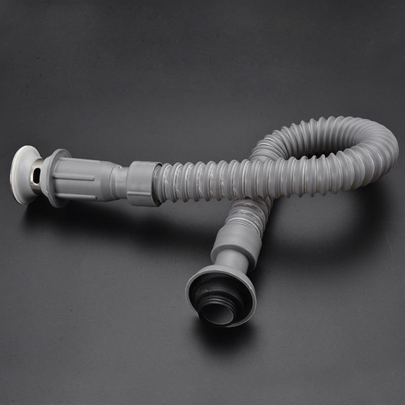 1Pc Bathroom Accessories, Washbasin, Washbasin Integrated Sewer Pipe S-bend Plastic Joint Sewer,