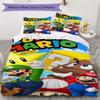Super Mario Dodges Piranha Plants Bedding 1 Duvet Cover 2 Pillowcase Without Core Without Core Bedding Set Soft And Comfortable