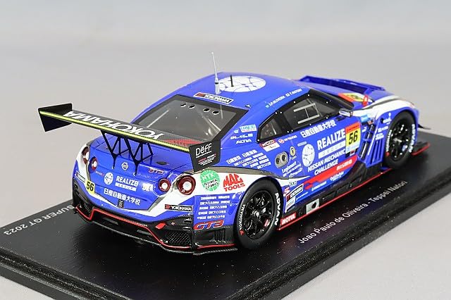 Spark Realize Nissan Mechanic Challenge KONDO RACING 2023 Super GT GT300 De Natori 1/43 GT-R #56 J.P. Oliveira/Teppei