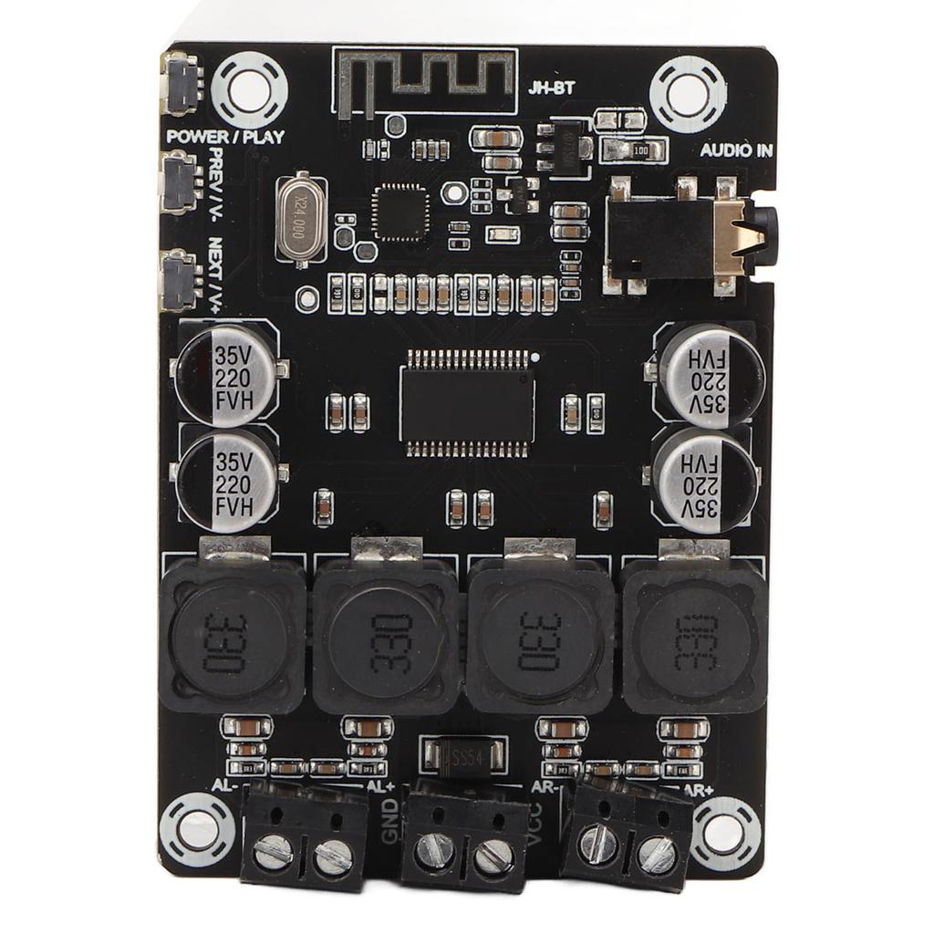 Digital Amplifier Board 12V‑28V DC Dual Channel 45W Bluetooth Amplifier DIY Module for Speaker