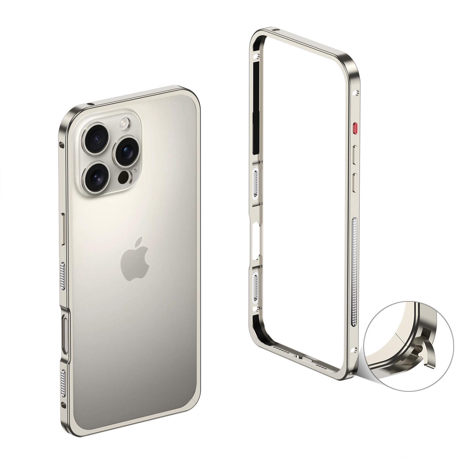 

Anti-Drop Heat Dissipation Metal Buckle for iPhone 13-16 Pro Max 15 Plus