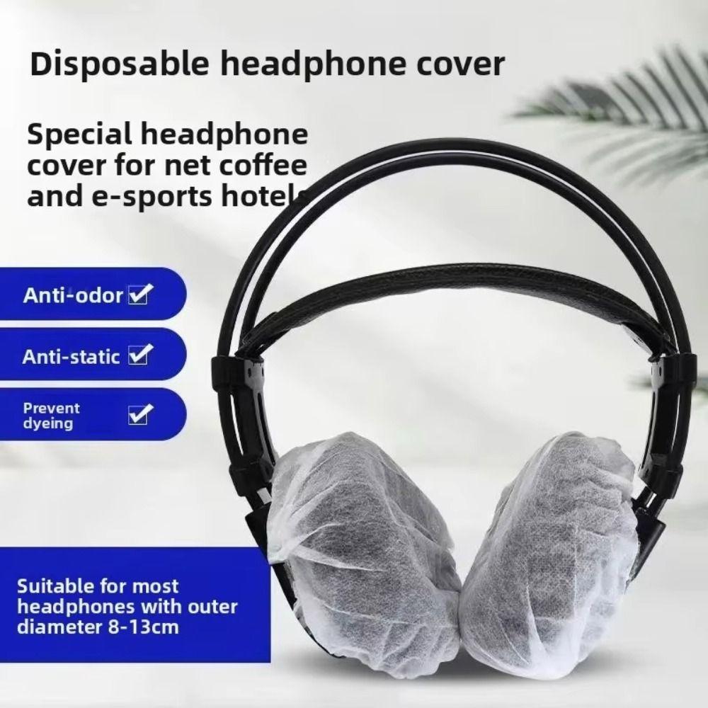 Sweat Proof Microphone Ear Pad Protectors Breathable Earmuffs Covers Audio Equipment