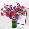 3 Branches 70cm Artificial Flower Trigeminal Eustoma Plants Room Home Decoration Fake Floral Wedding Photo Props Gifts