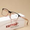 New Women Reading Glasses Retro High-Definition Anti Fatigue Prescription Eyeglasses Men Fashionable Resin Eyewear