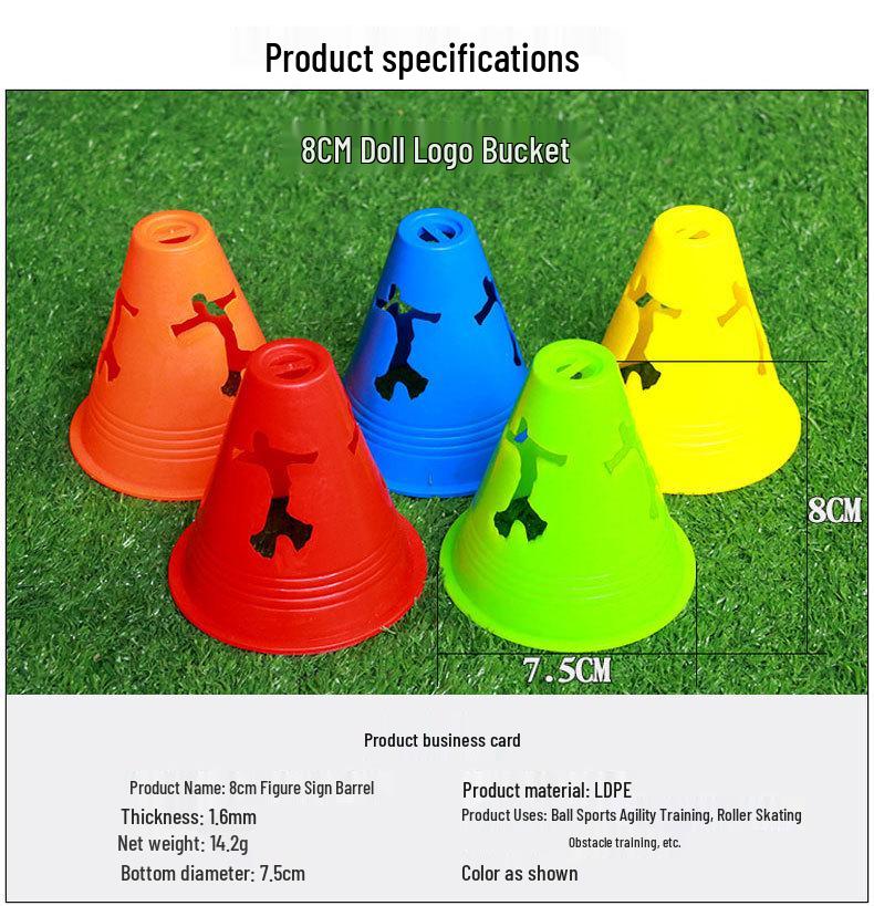 Sports Training Cones: Football Disc Markers, Basketball Aids, Ice Cream Cones, Poles, Kid's Hurdles, Stakes, Taekwondo Equipment