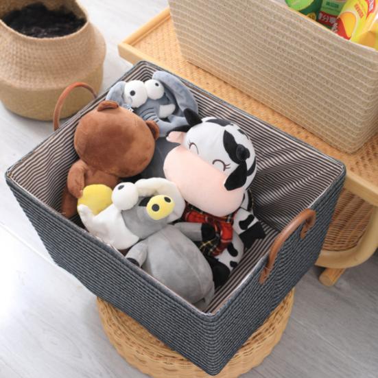 Úložný koš Vlhkotěsný Skládací úložný koš s dvojitými uchy Vysoká nosnost Úložná nádoba