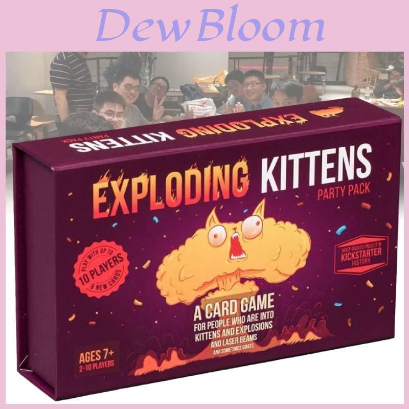 Exploding Kittens Juego de Cartas Bueno Vs Malo Divertido Juego de Fiesta Estratégico Para Amigos