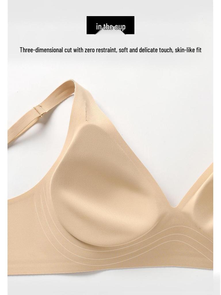 Milk Skin Deep V Seamless Bra - Breathable, Wire-Free Support, Plus Size