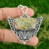Daughters Day Deal Radiant Polychrome Jasper Stone Wedding Pendant 925 Silver