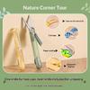 Portable Pocket Scissors Retractable Safety Small Scissors Multicolor Lightweight Hand Cutter For Student Handmade Craft School
