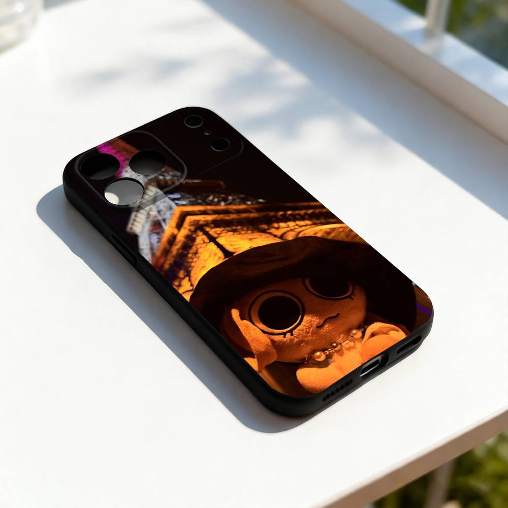 

D-Dandys W-World Cool For iPhone 17,16,15,14,13,12,11,Pro,Max,Plus,E,SE4,Air,Mini Black Soft Cover Phone Case iPhone14ProMax