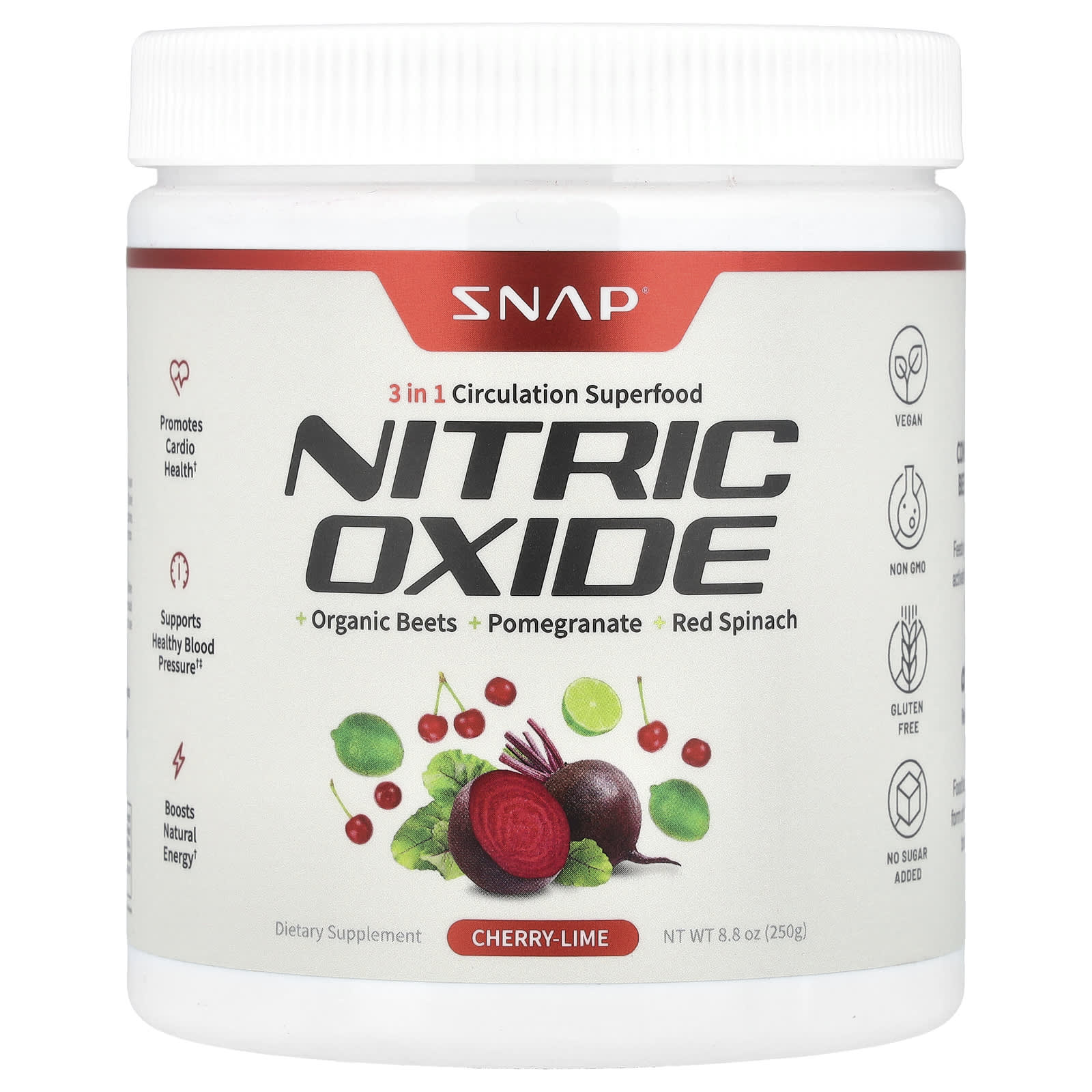 

Nitric Oxide, Cherry Lime, 250G(8.8Oz)