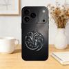 T-Targaryan Dracary Logo Phone Case Silicone black Soft For IPhone 17,16,15,14,13,12,11,SE,Plus Pro Max
